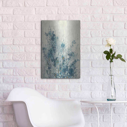 Luxe Metal Art 'Blue Spring I' by Tim O'Toole Metal Wall Art,16x24