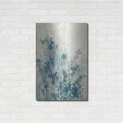 Luxe Metal Art 'Blue Spring I' by Tim O'Toole Metal Wall Art,24x36