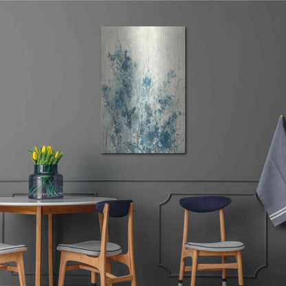 Luxe Metal Art 'Blue Spring I' by Tim O'Toole Metal Wall Art,24x36