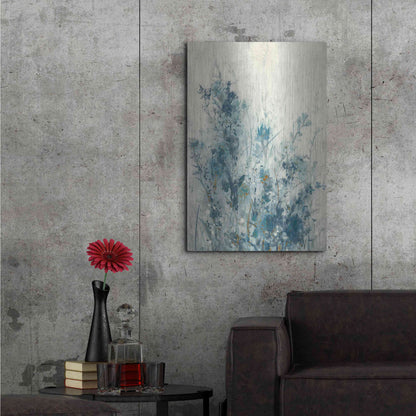 Luxe Metal Art 'Blue Spring I' by Tim O'Toole Metal Wall Art,24x36