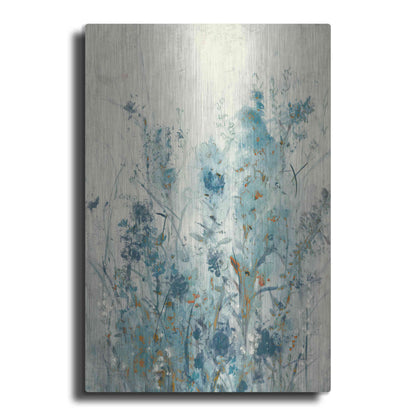 Luxe Metal Art 'Blue Spring II' by Tim O'Toole Metal Wall Art