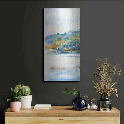 Luxe Metal Art 'Island Mist I' by Tim O'Toole Metal Wall Art,12x24