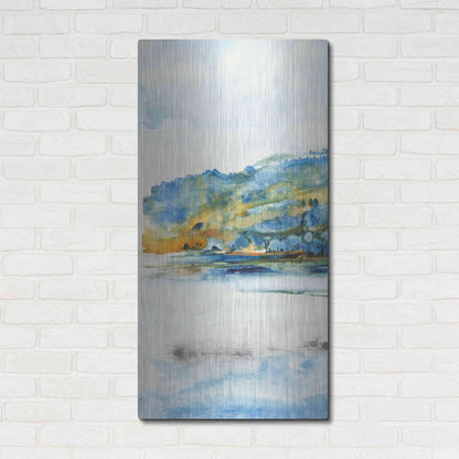Luxe Metal Art 'Island Mist I' by Tim O'Toole Metal Wall Art,24x48