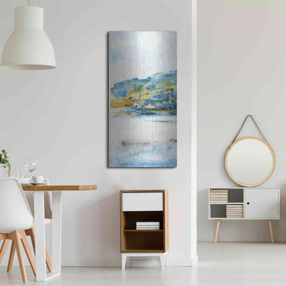 Luxe Metal Art 'Island Mist I' by Tim O'Toole Metal Wall Art,24x48