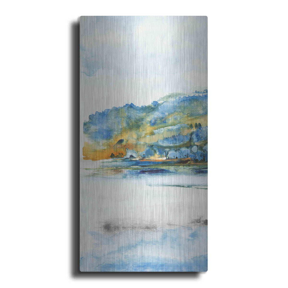 Luxe Metal Art 'Island Mist I' by Tim O'Toole Metal Wall Art