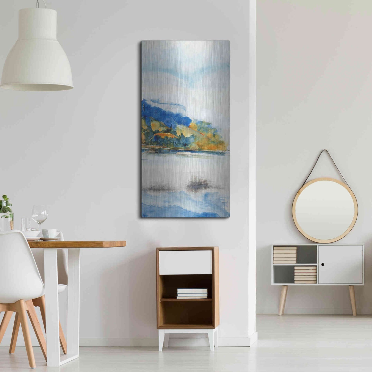 Luxe Metal Art 'Island Mist III' by Tim O'Toole Metal Wall Art,24x48