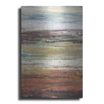 Luxe Metal Art 'Plum Vista I' by Tim O'Toole Metal Wall Art