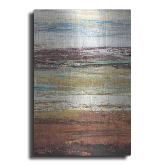 Luxe Metal Art 'Plum Vista I' by Tim O'Toole Metal Wall Art