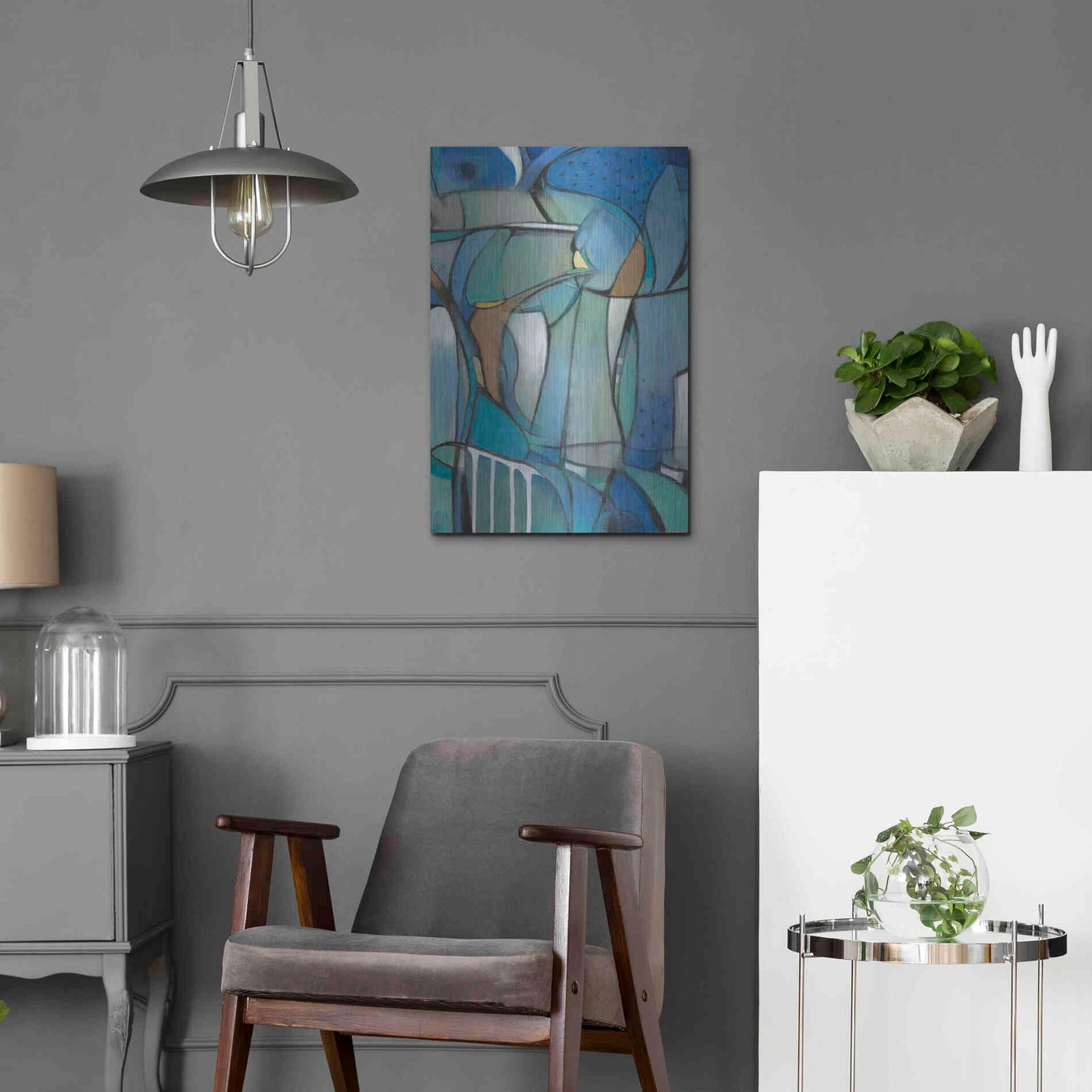 Luxe Metal Art 'Rose Bud I' by Tim O'Toole Metal Wall Art,16x24