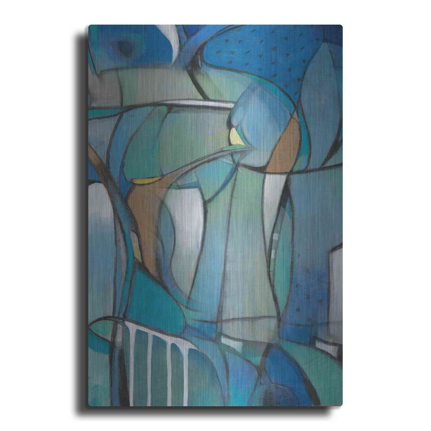 Luxe Metal Art 'Rose Bud I' by Tim O'Toole Metal Wall Art