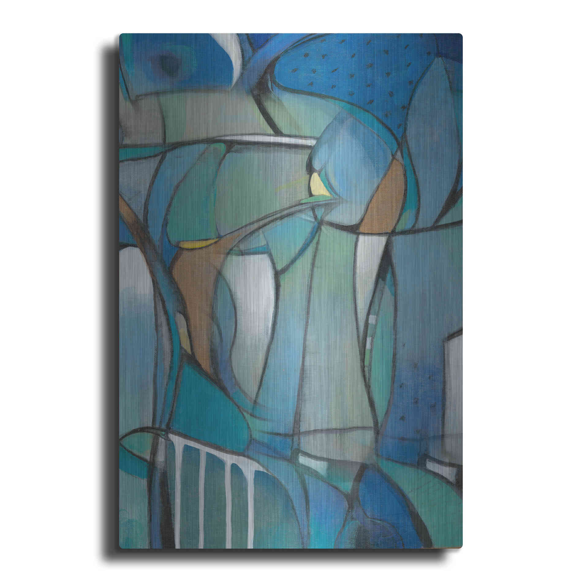 Luxe Metal Art 'Rose Bud I' by Tim O'Toole Metal Wall Art