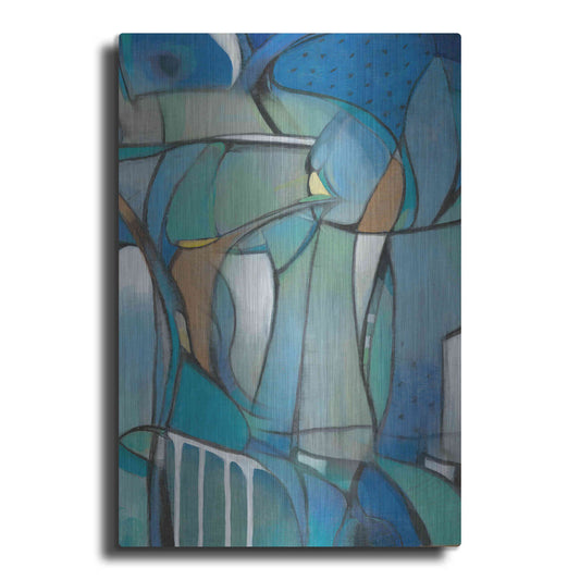 Luxe Metal Art 'Rose Bud I' by Tim O'Toole Metal Wall Art