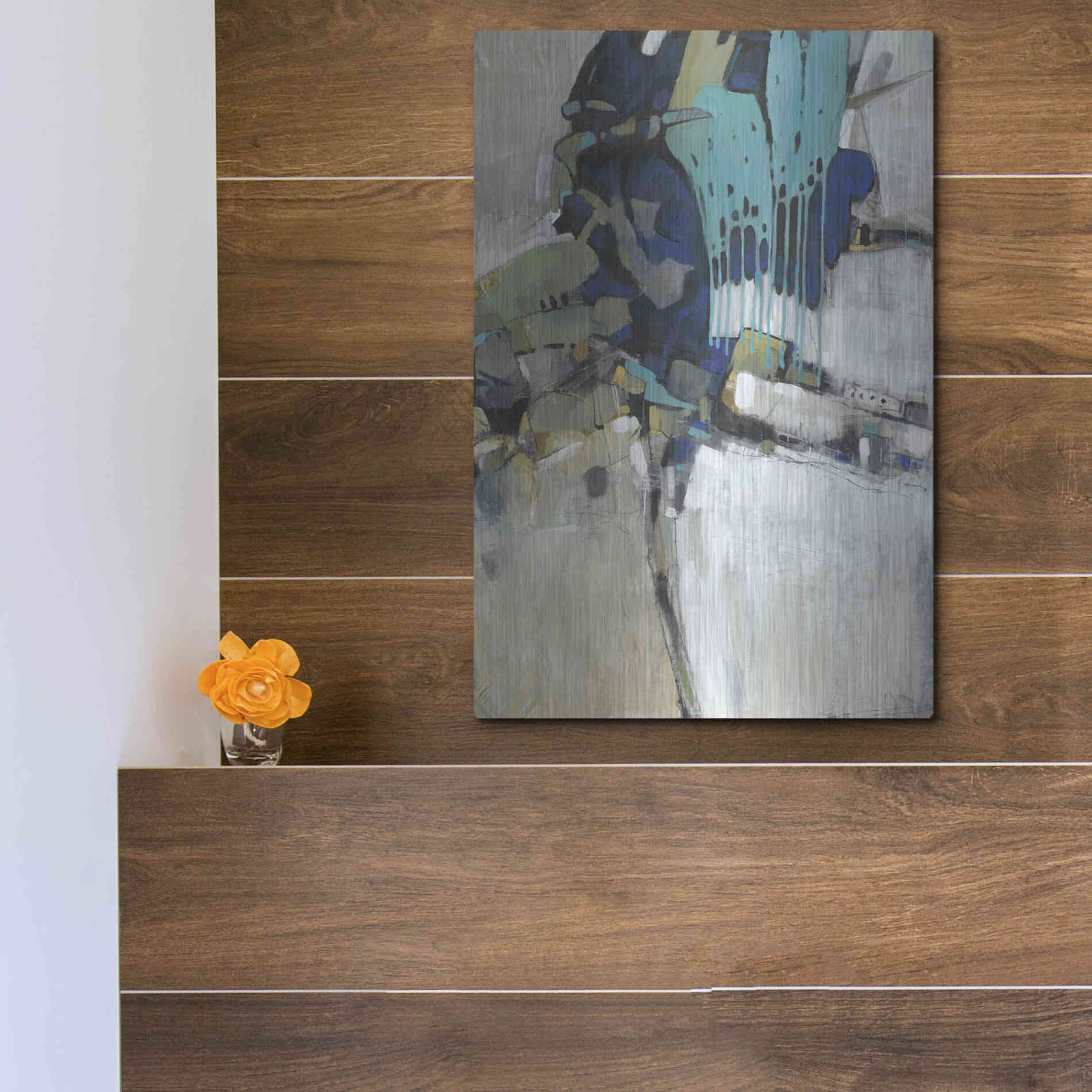 Luxe Metal Art 'Separation I' by Tim O'Toole Metal Wall Art,12x16