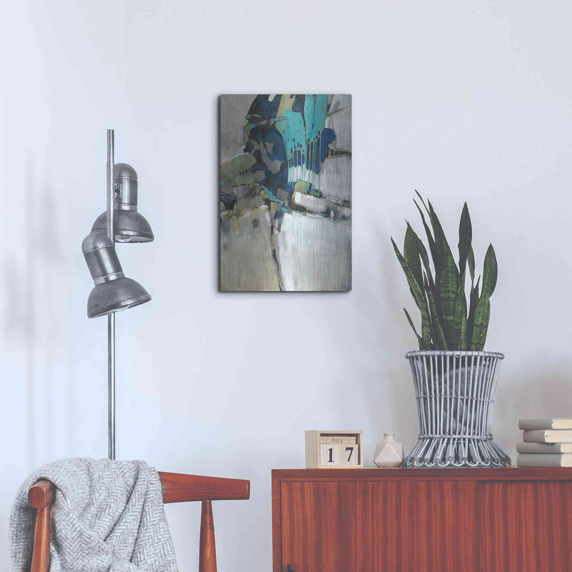 Luxe Metal Art 'Separation I' by Tim O'Toole Metal Wall Art,16x24