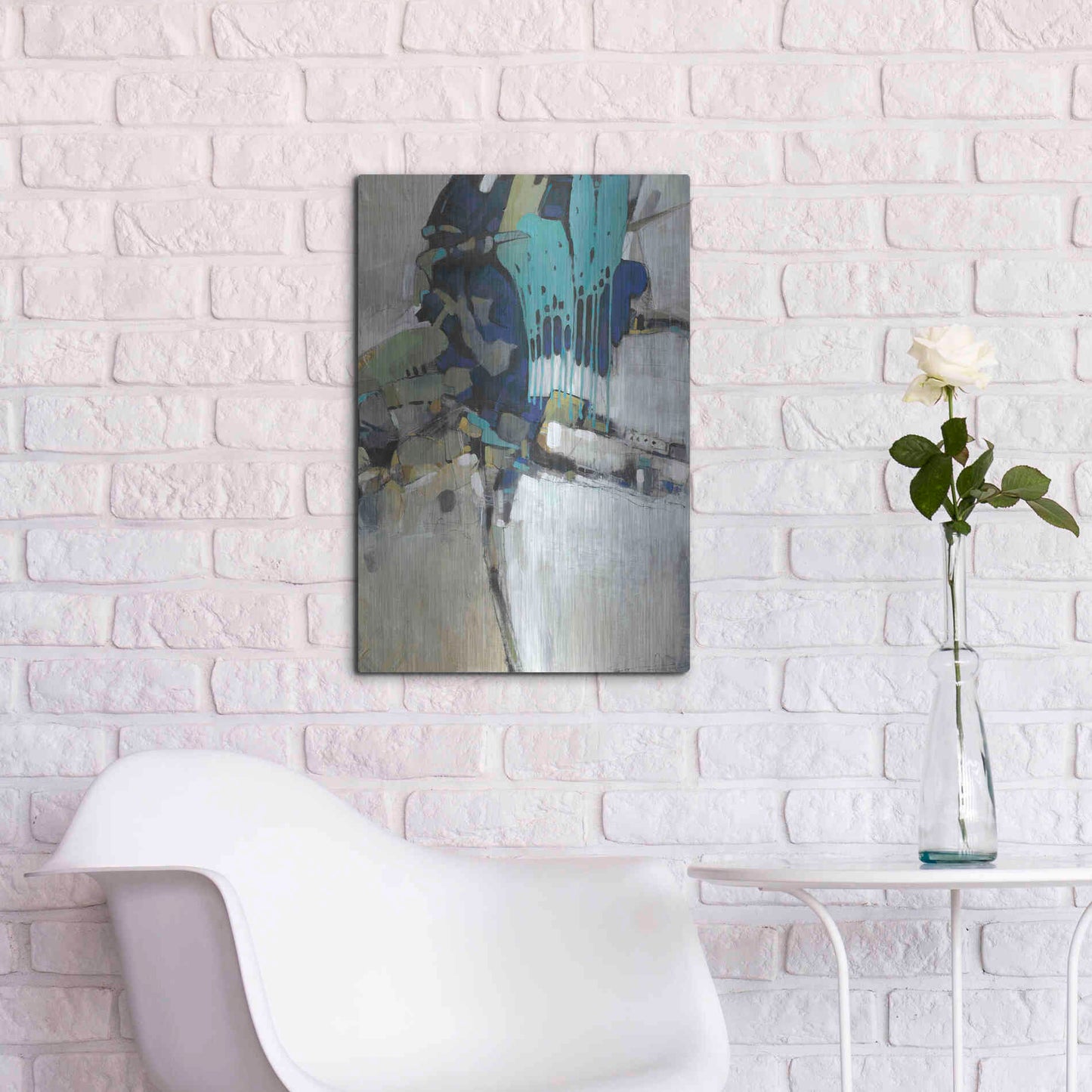 Luxe Metal Art 'Separation I' by Tim O'Toole Metal Wall Art,16x24