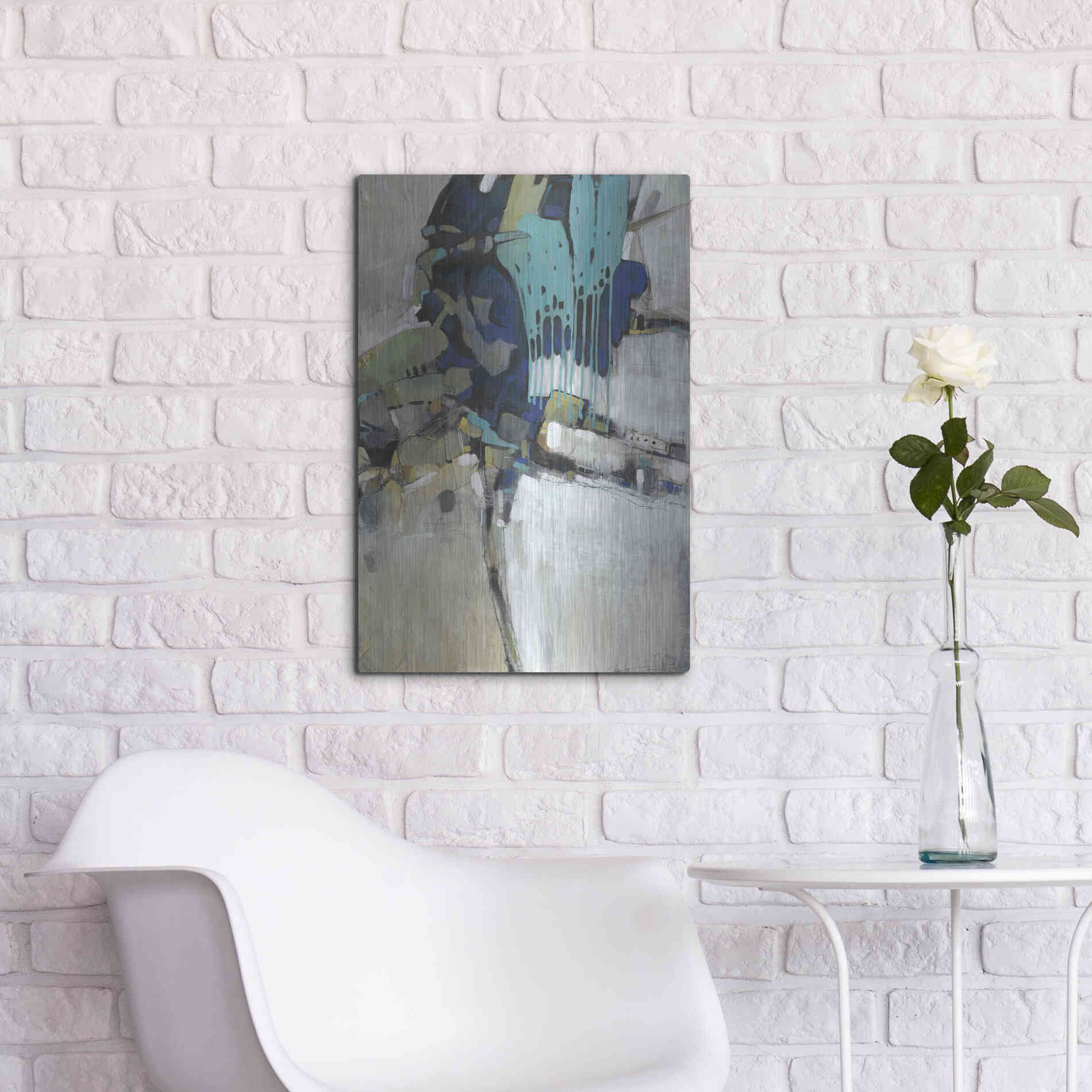 Luxe Metal Art 'Separation I' by Tim O'Toole Metal Wall Art,16x24