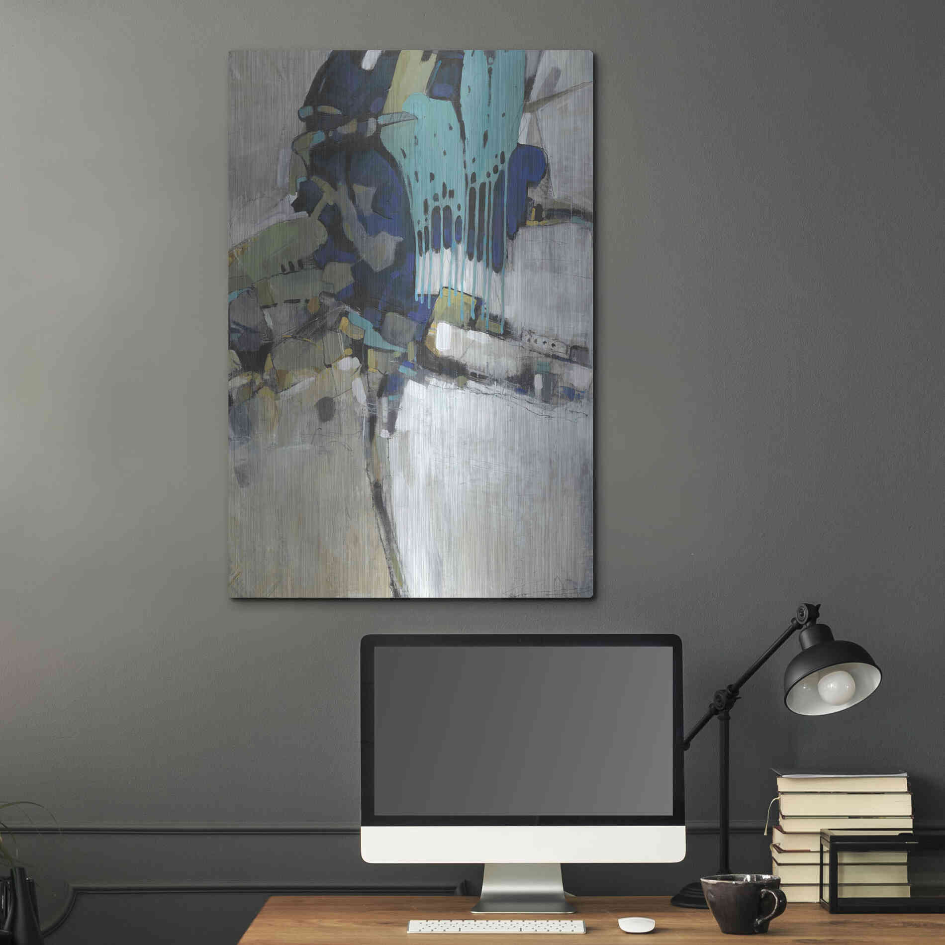 Luxe Metal Art 'Separation I' by Tim O'Toole Metal Wall Art,24x36