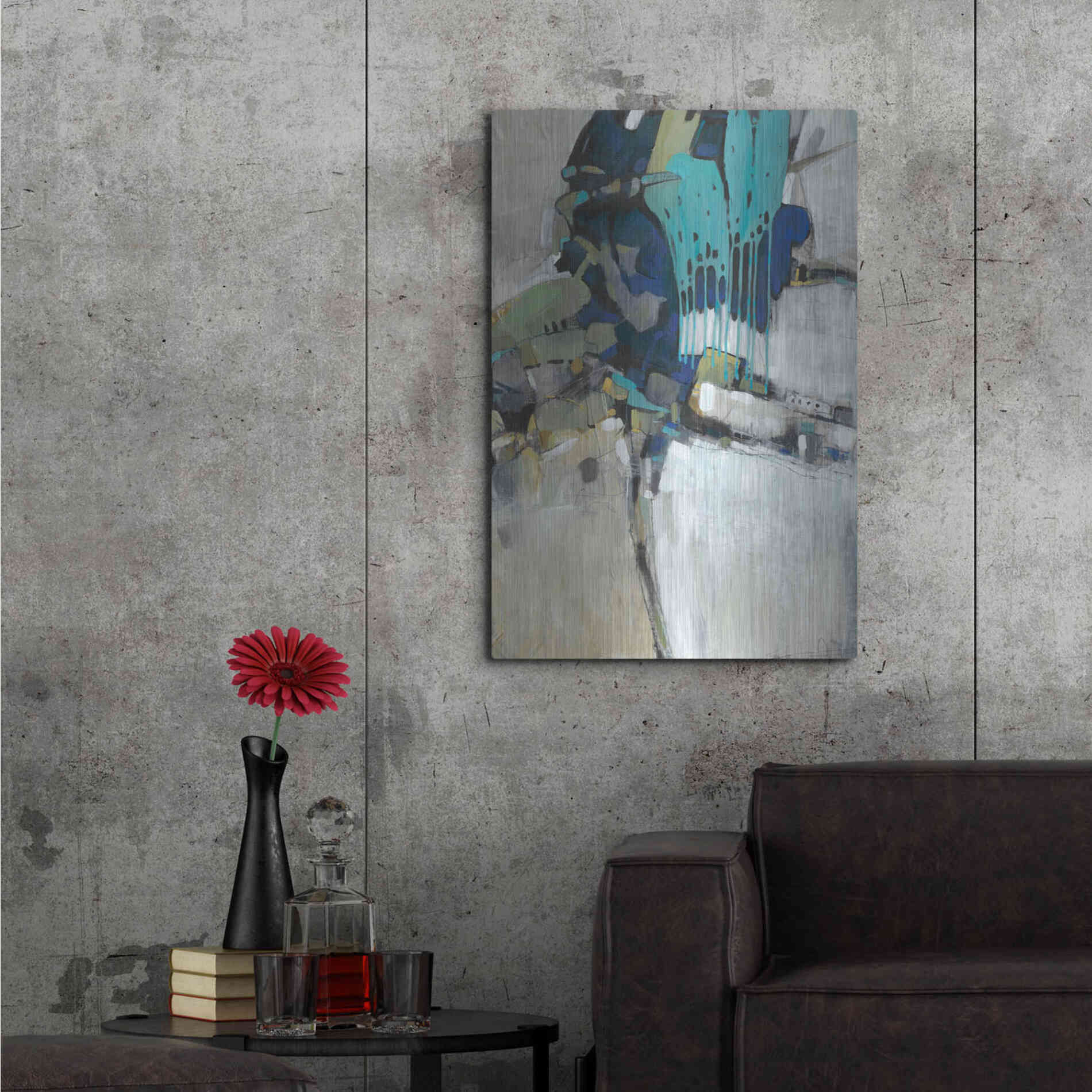 Luxe Metal Art 'Separation I' by Tim O'Toole Metal Wall Art,24x36