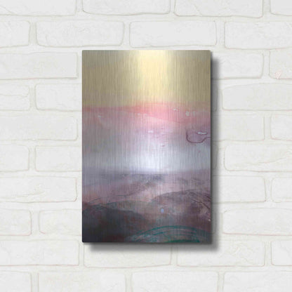 Luxe Metal Art 'Amethyst Vista I' by Victoria Borges Metal Wall Art,12x16