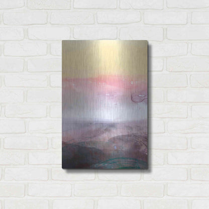 Luxe Metal Art 'Amethyst Vista I' by Victoria Borges Metal Wall Art,16x24