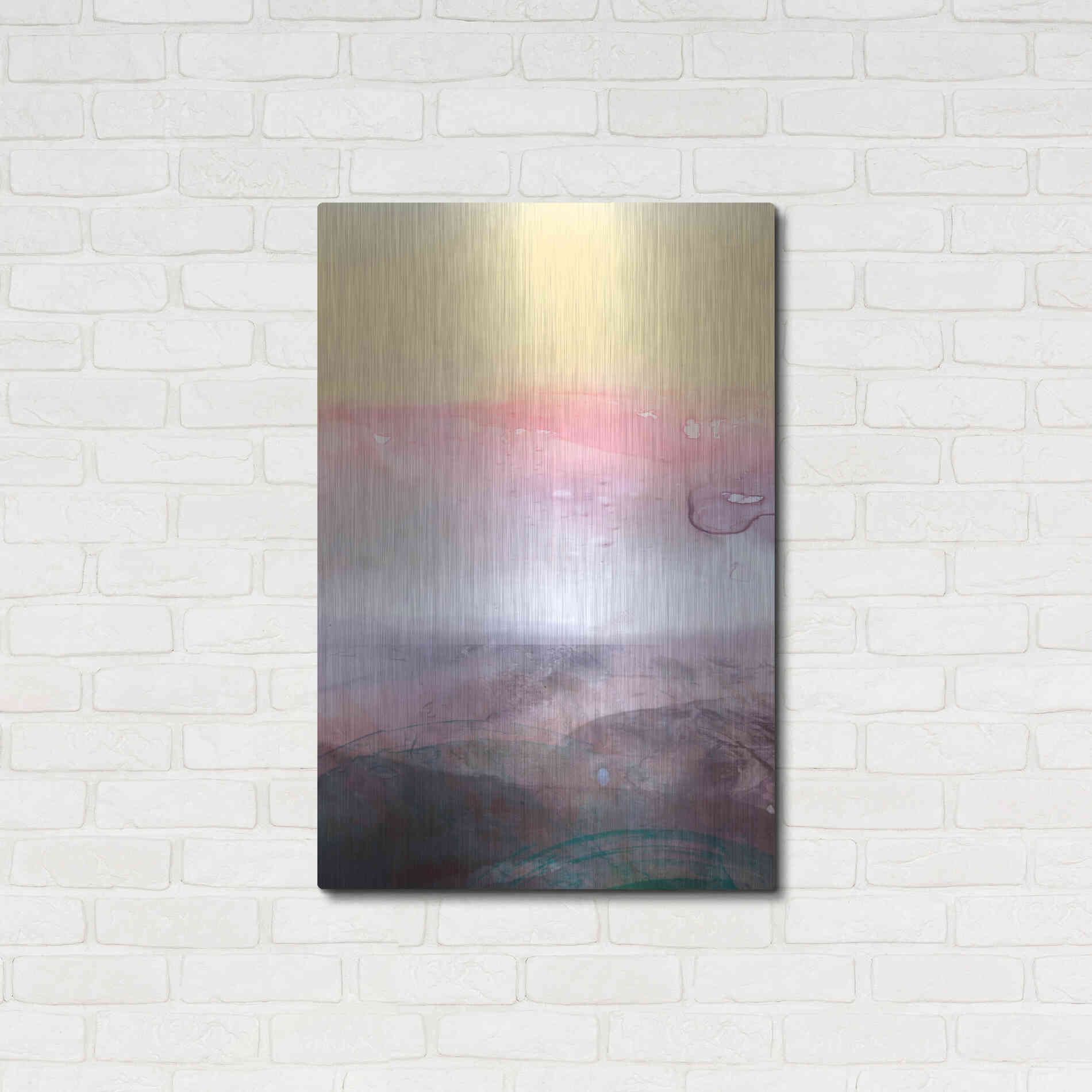 Luxe Metal Art 'Amethyst Vista I' by Victoria Borges Metal Wall Art,24x36