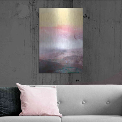 Luxe Metal Art 'Amethyst Vista I' by Victoria Borges Metal Wall Art,24x36