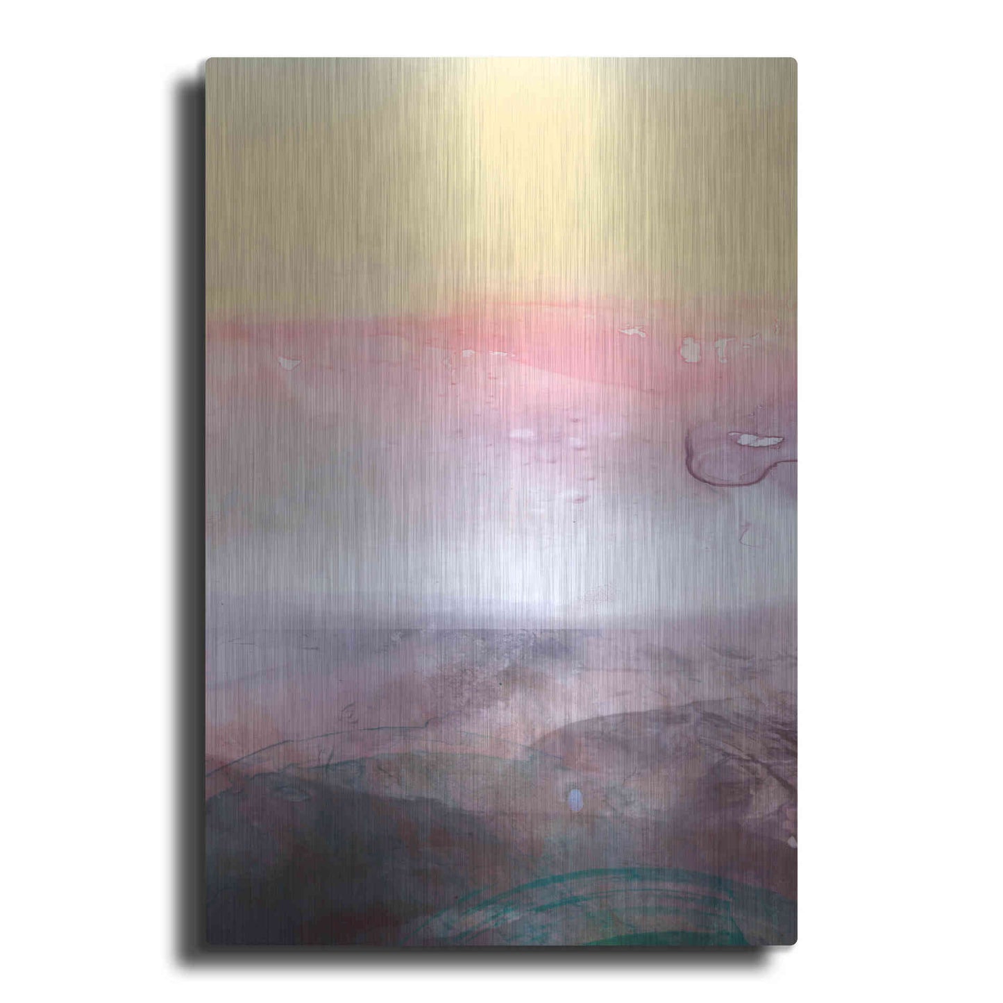 Luxe Metal Art 'Amethyst Vista I' by Victoria Borges Metal Wall Art