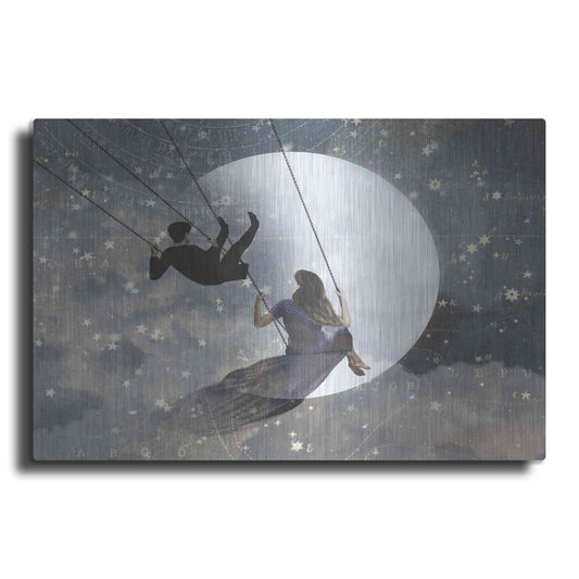 Luxe Metal Art 'Celestial Love II' by Victoria Borges Metal Wall Art