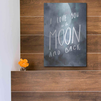 Luxe Metal Art 'Celestial Love III' by Victoria Borges Metal Wall Art,12x16