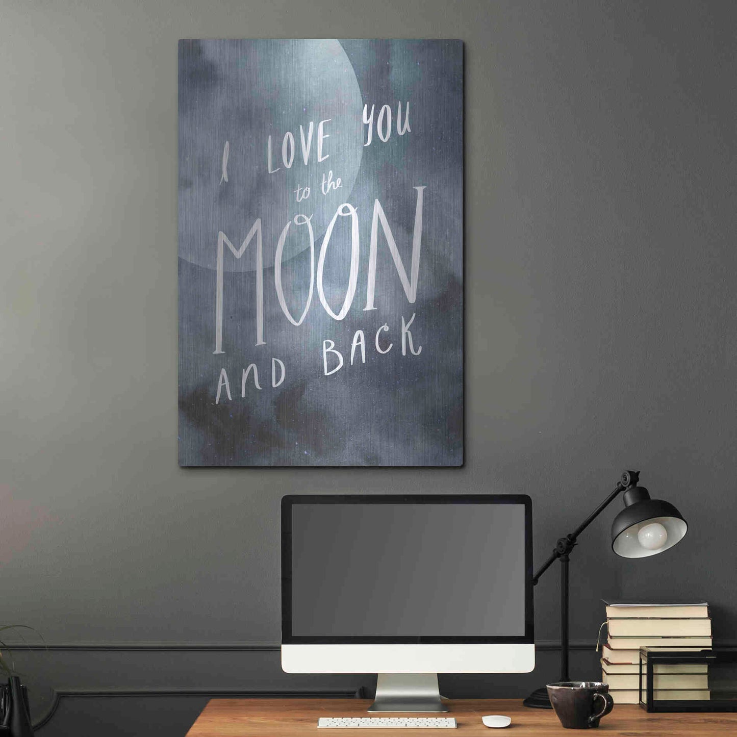 Luxe Metal Art 'Celestial Love III' by Victoria Borges Metal Wall Art,24x36