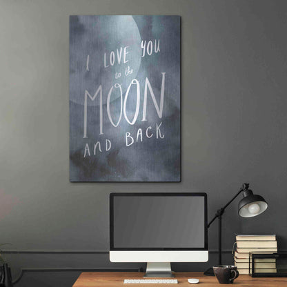 Luxe Metal Art 'Celestial Love III' by Victoria Borges Metal Wall Art,24x36