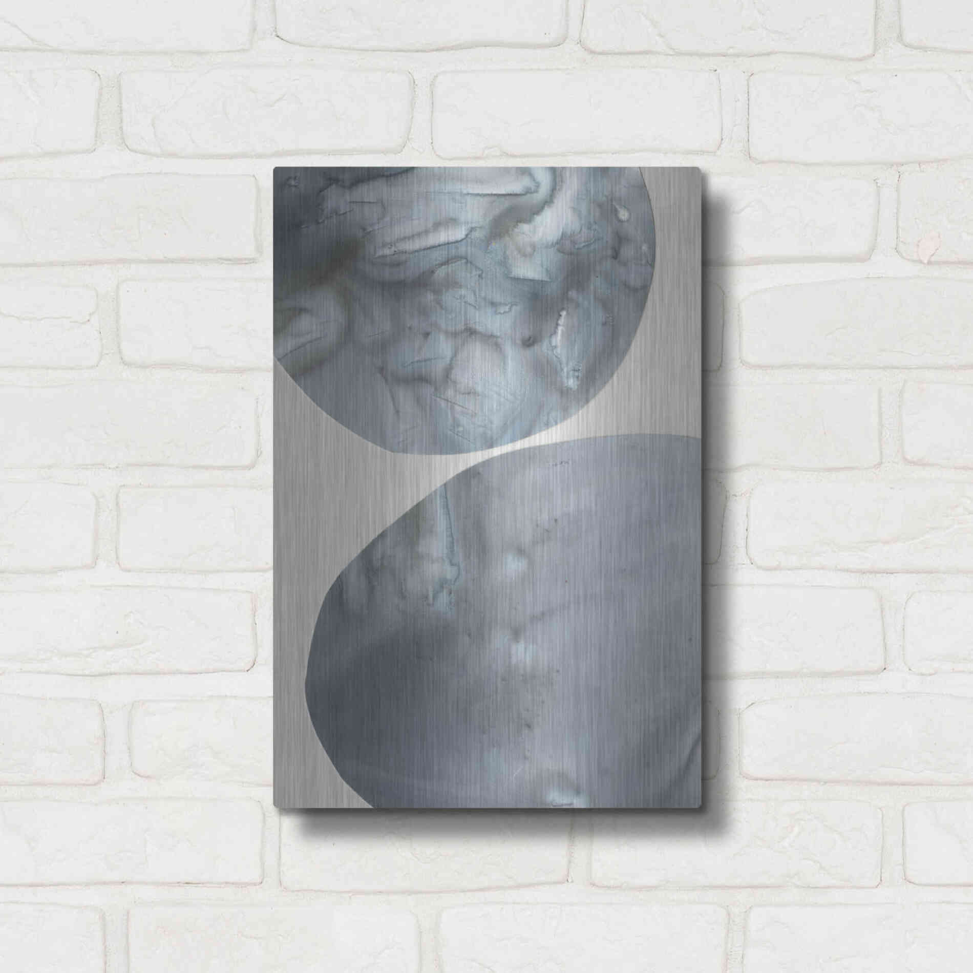 Luxe Metal Art 'Gravitate I' by Victoria Borges Metal Wall Art,12x16