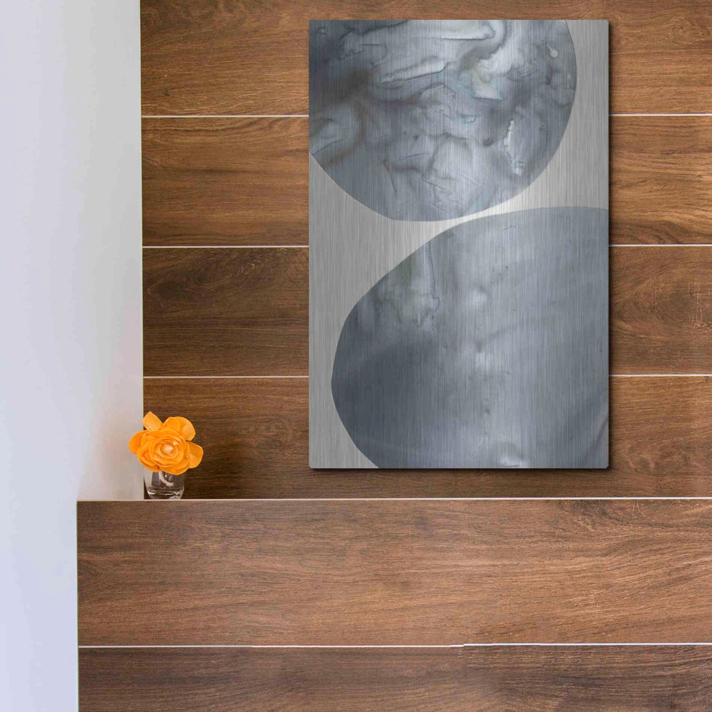 Luxe Metal Art 'Gravitate I' by Victoria Borges Metal Wall Art,12x16