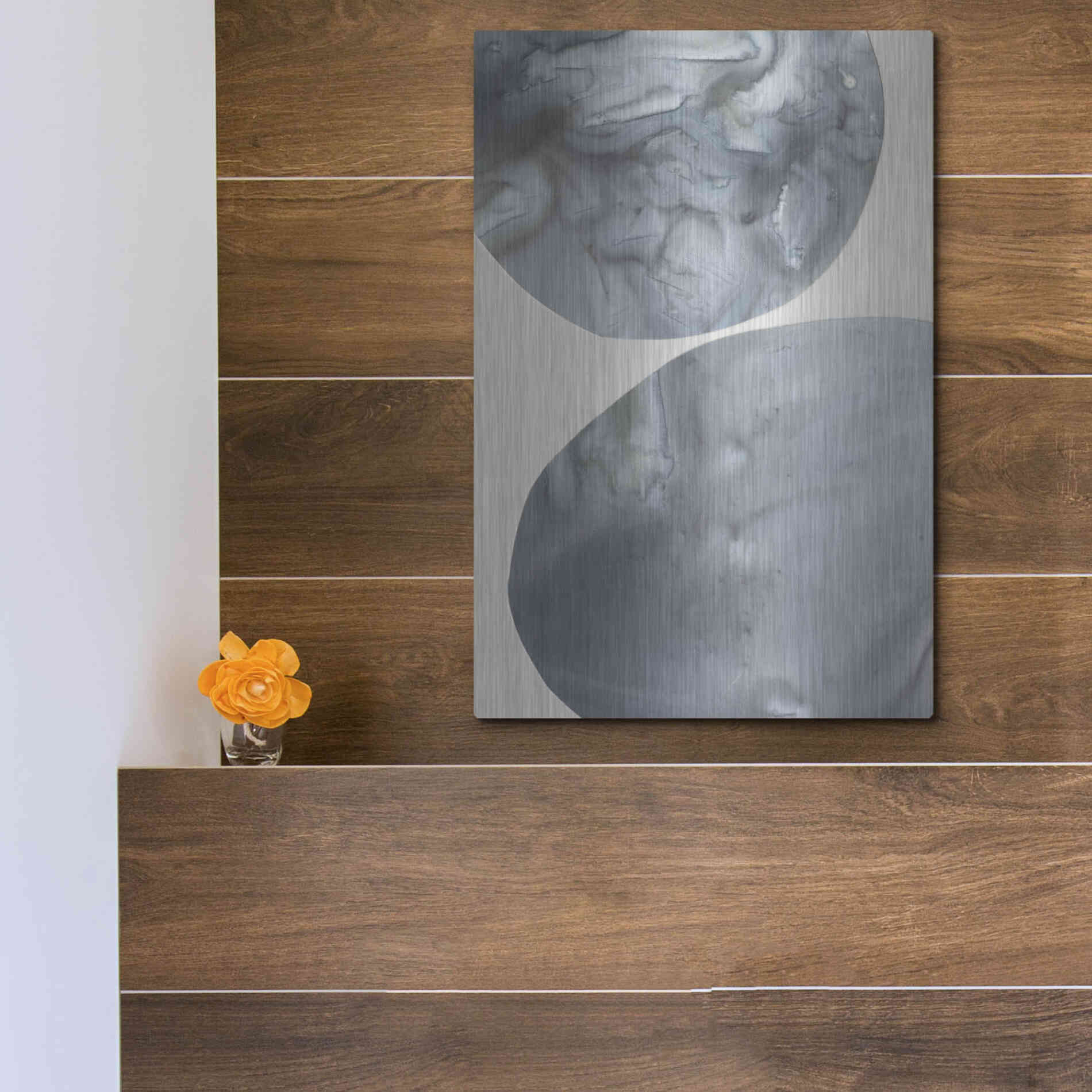 Luxe Metal Art 'Gravitate I' by Victoria Borges Metal Wall Art,12x16