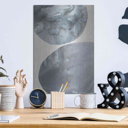 Luxe Metal Art 'Gravitate I' by Victoria Borges Metal Wall Art,12x16