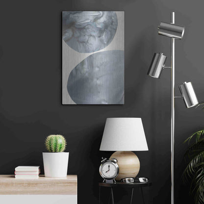 Luxe Metal Art 'Gravitate I' by Victoria Borges Metal Wall Art,16x24