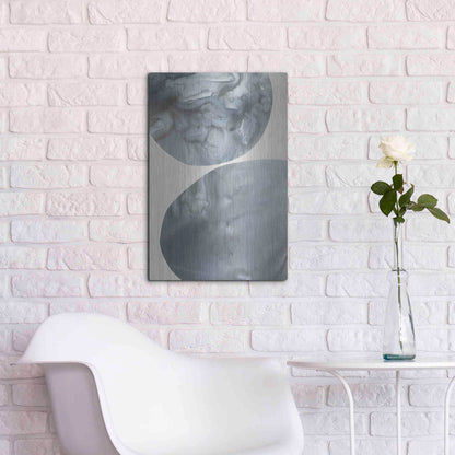 Luxe Metal Art 'Gravitate I' by Victoria Borges Metal Wall Art,16x24