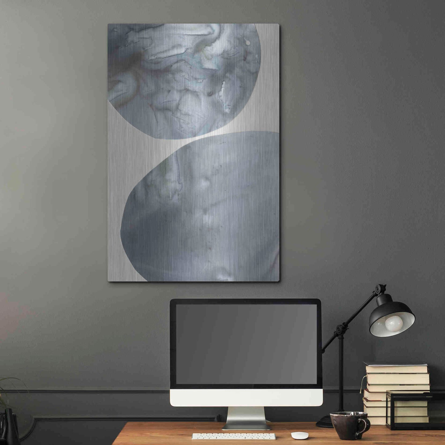 Luxe Metal Art 'Gravitate I' by Victoria Borges Metal Wall Art,24x36
