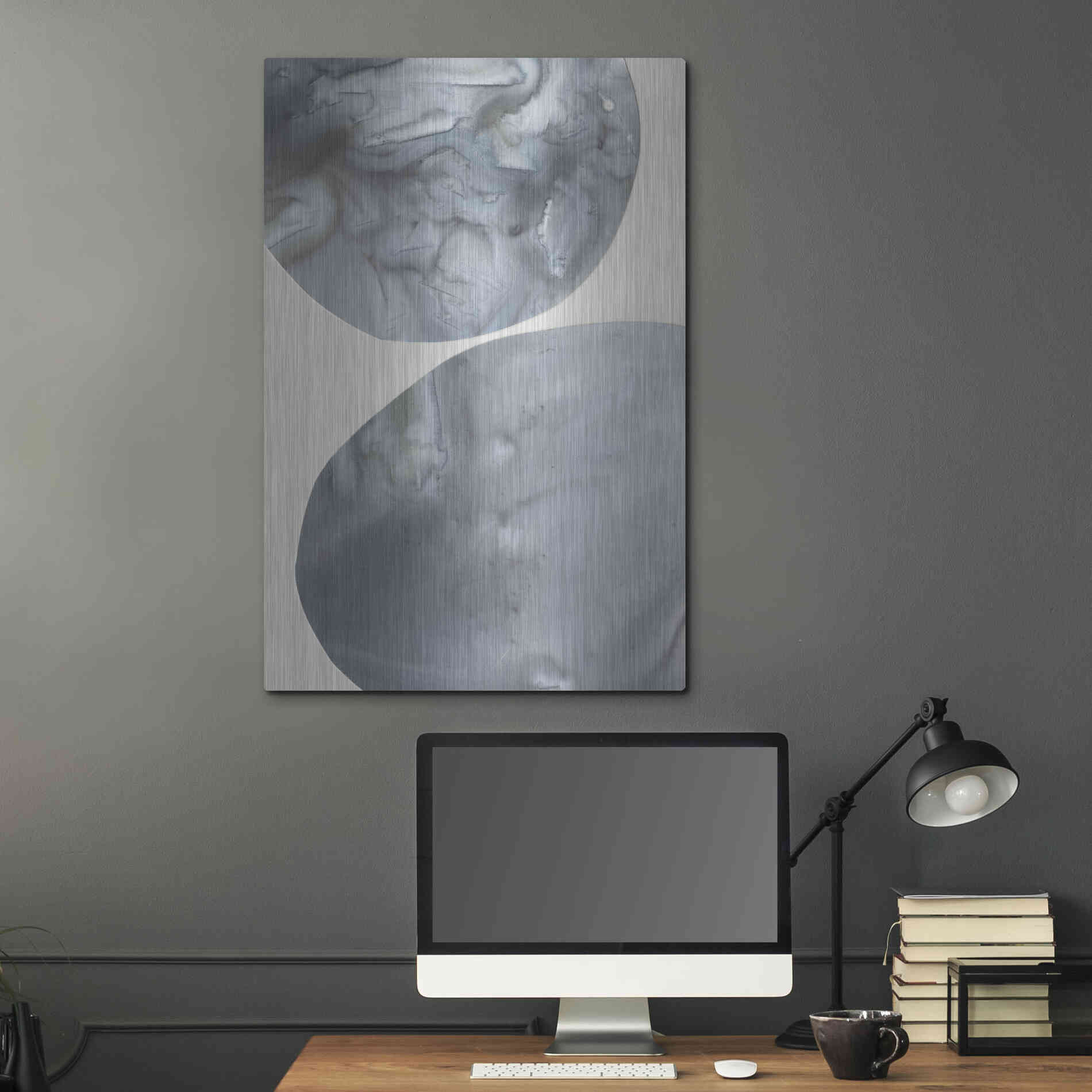 Luxe Metal Art 'Gravitate I' by Victoria Borges Metal Wall Art,24x36