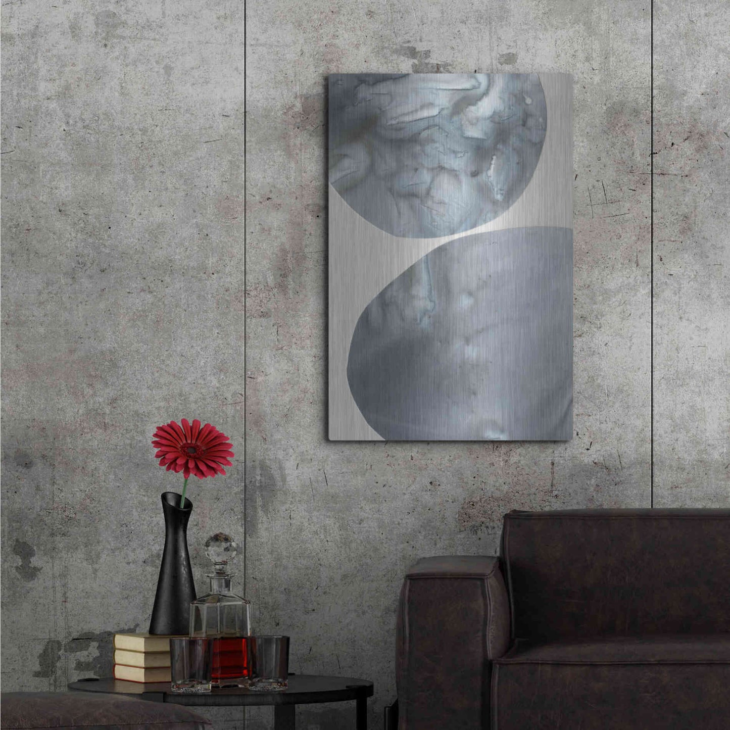 Luxe Metal Art 'Gravitate I' by Victoria Borges Metal Wall Art,24x36