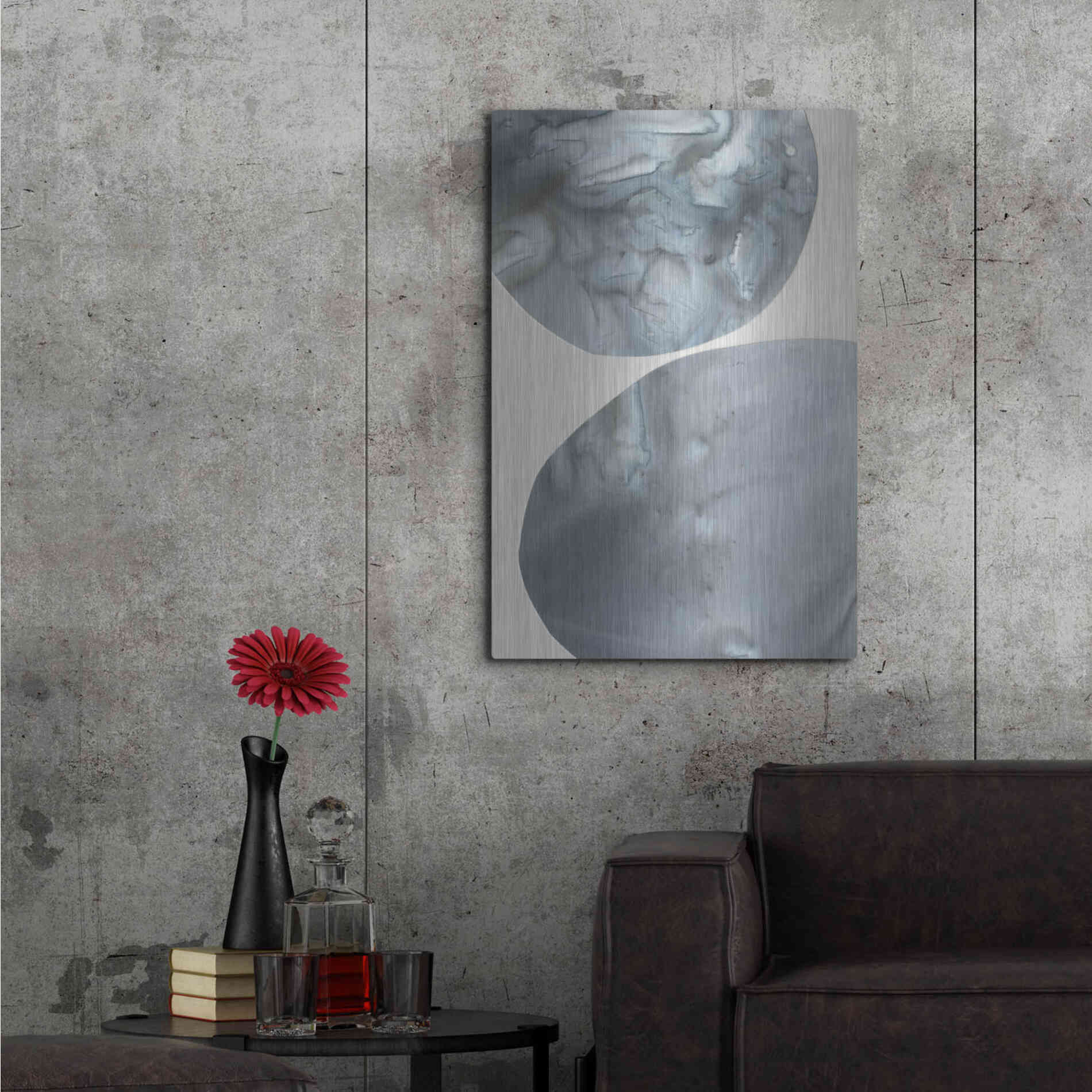 Luxe Metal Art 'Gravitate I' by Victoria Borges Metal Wall Art,24x36