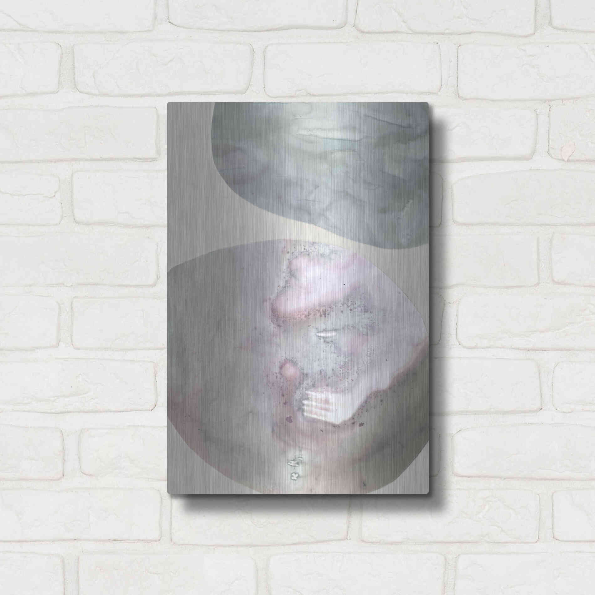 Luxe Metal Art 'Gravitate III' by Victoria Borges Metal Wall Art,12x16
