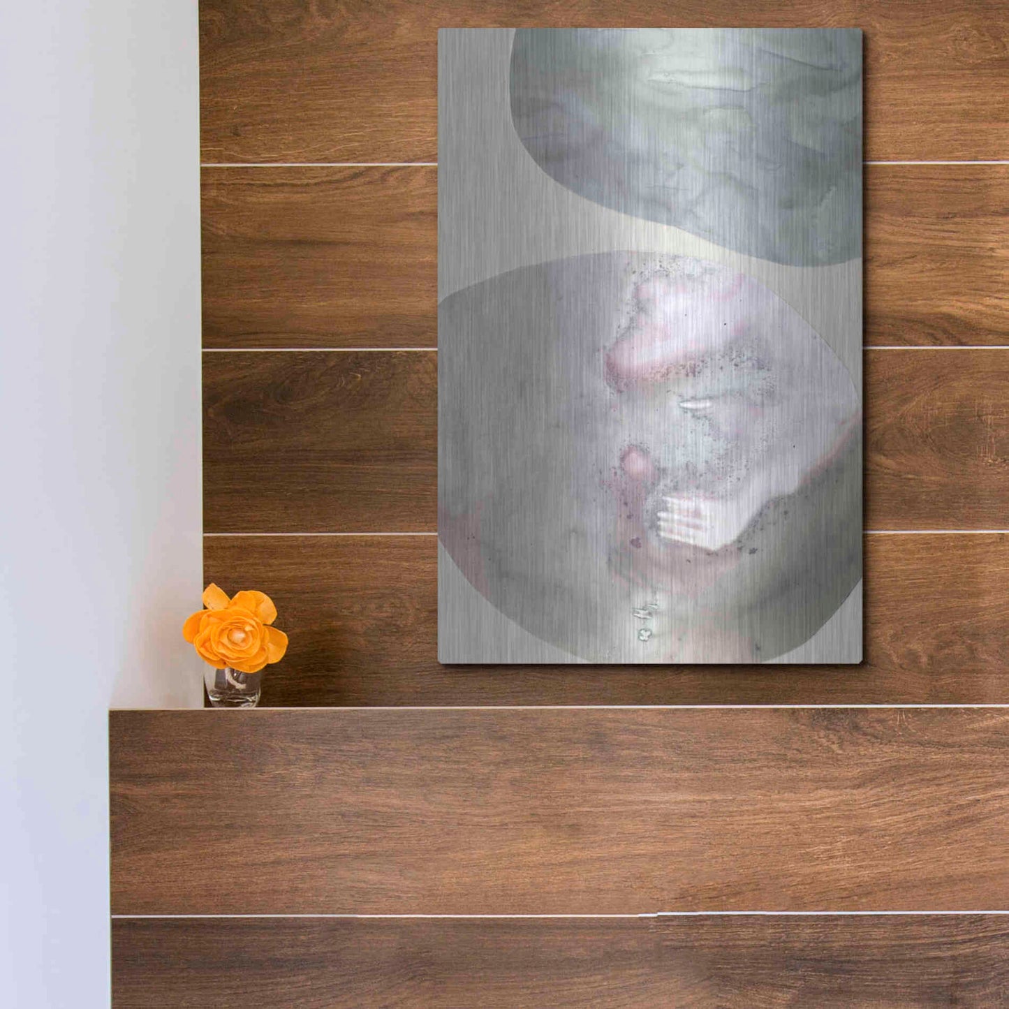 Luxe Metal Art 'Gravitate III' by Victoria Borges Metal Wall Art,12x16