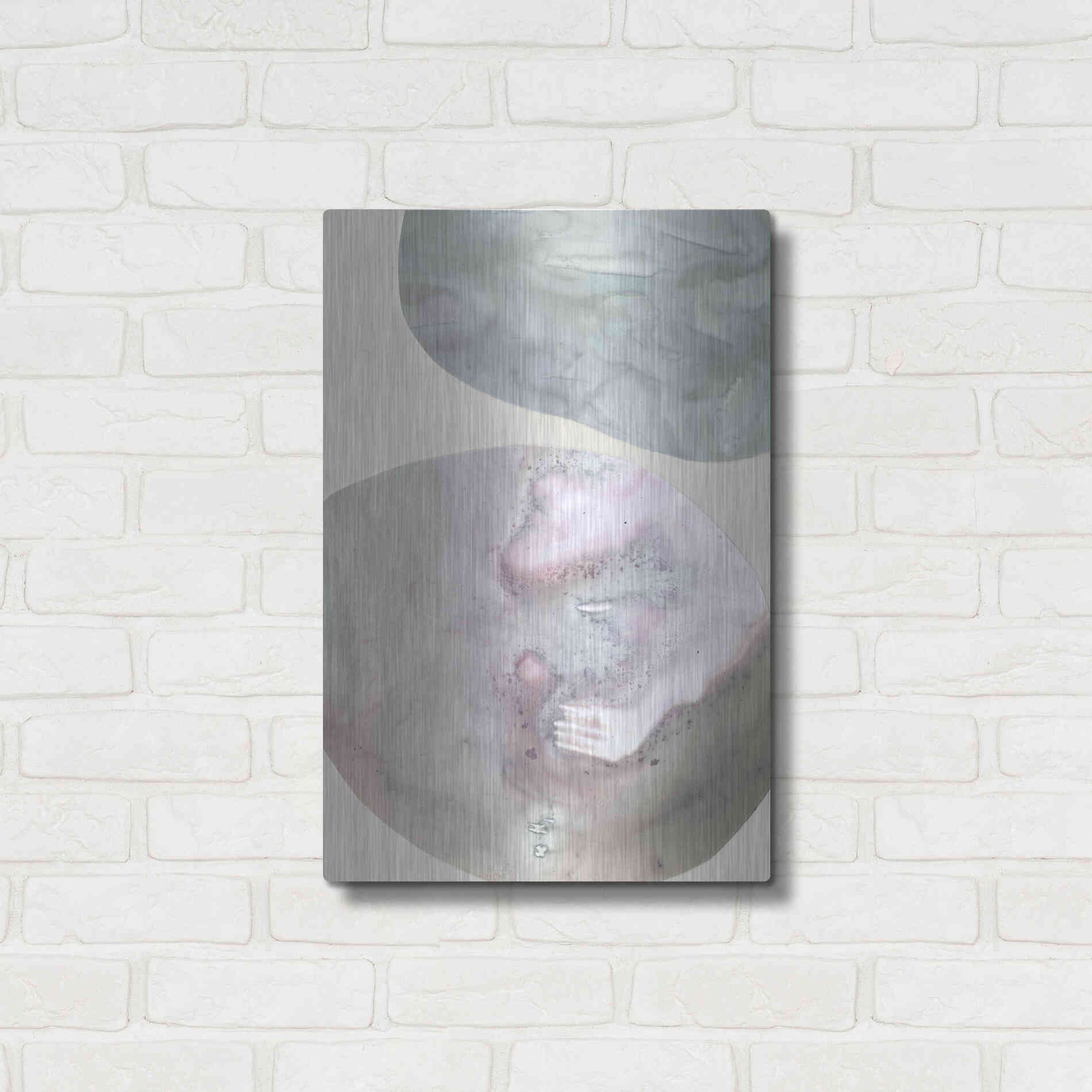 Luxe Metal Art 'Gravitate III' by Victoria Borges Metal Wall Art,16x24