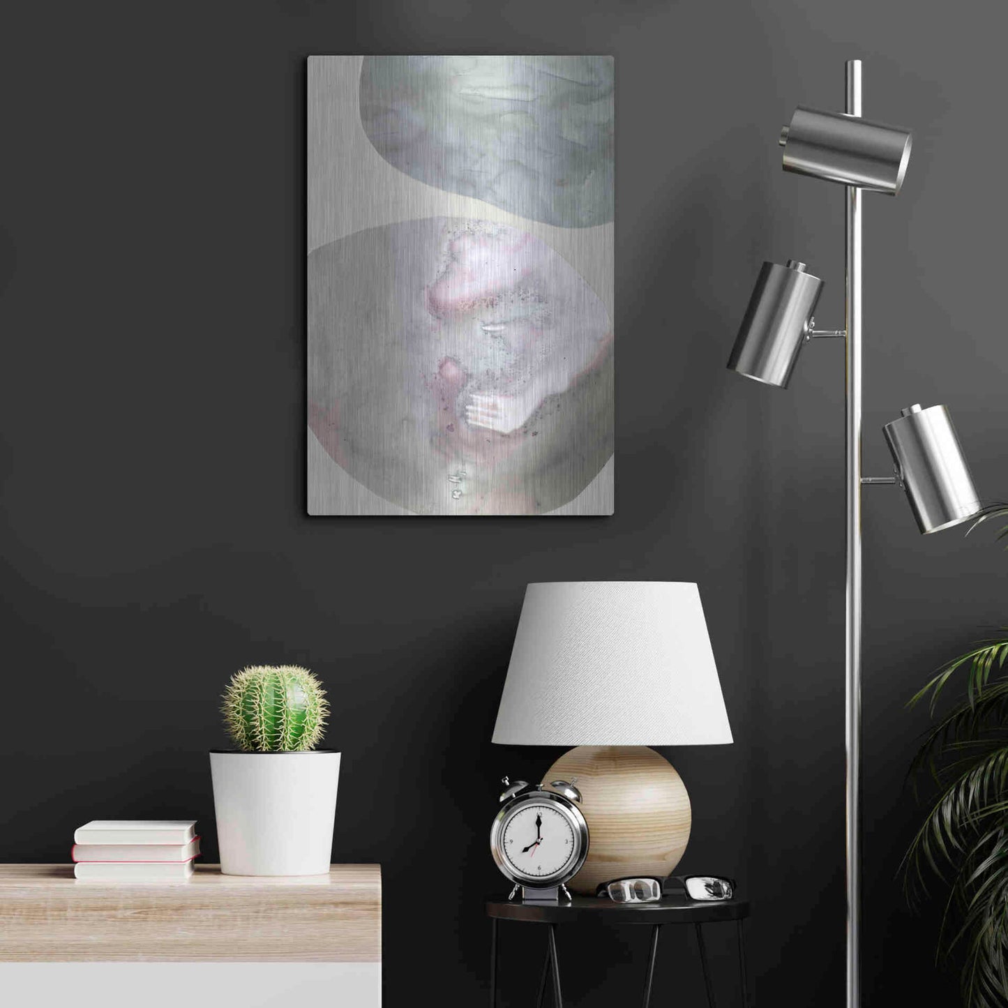 Luxe Metal Art 'Gravitate III' by Victoria Borges Metal Wall Art,16x24