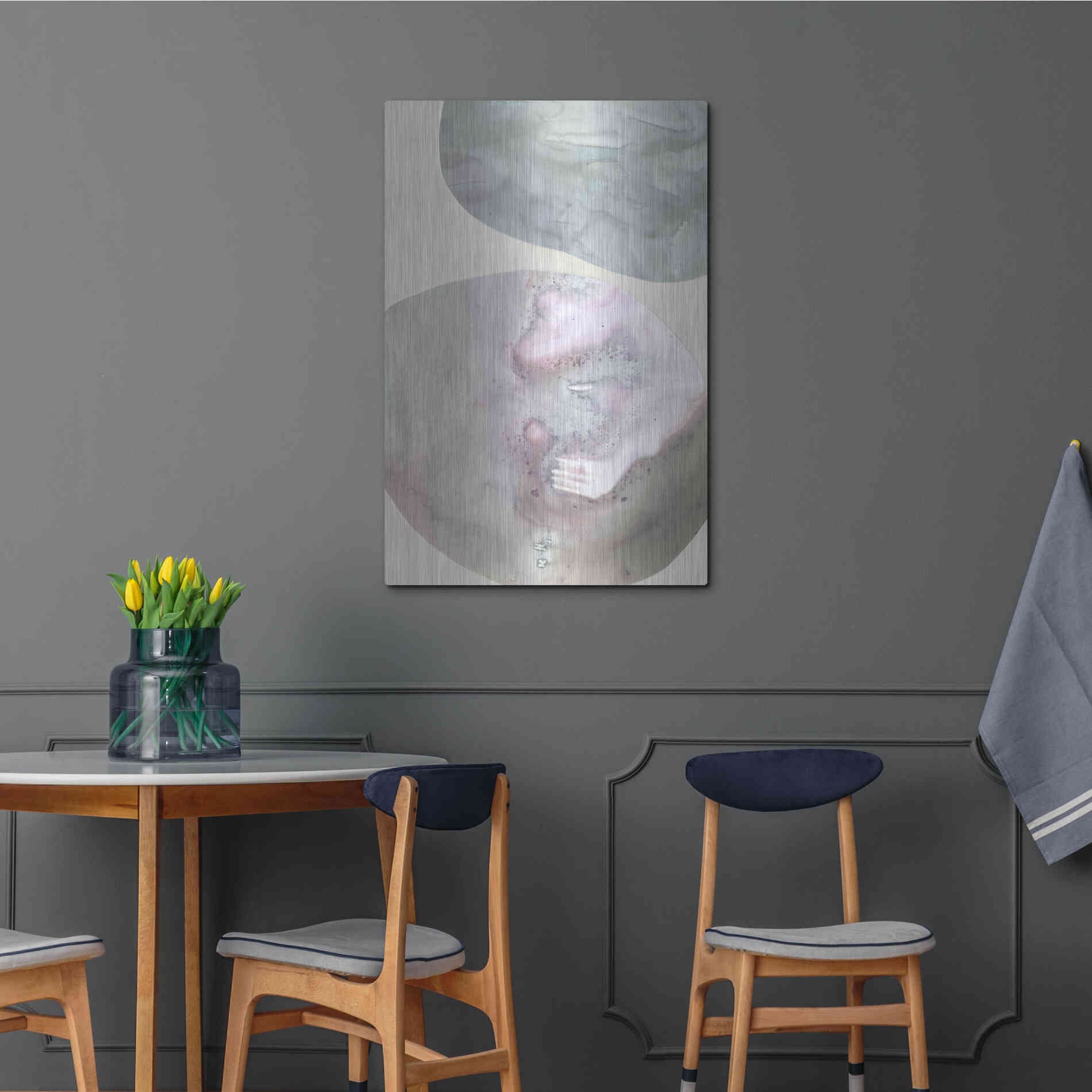 Luxe Metal Art 'Gravitate III' by Victoria Borges Metal Wall Art,24x36