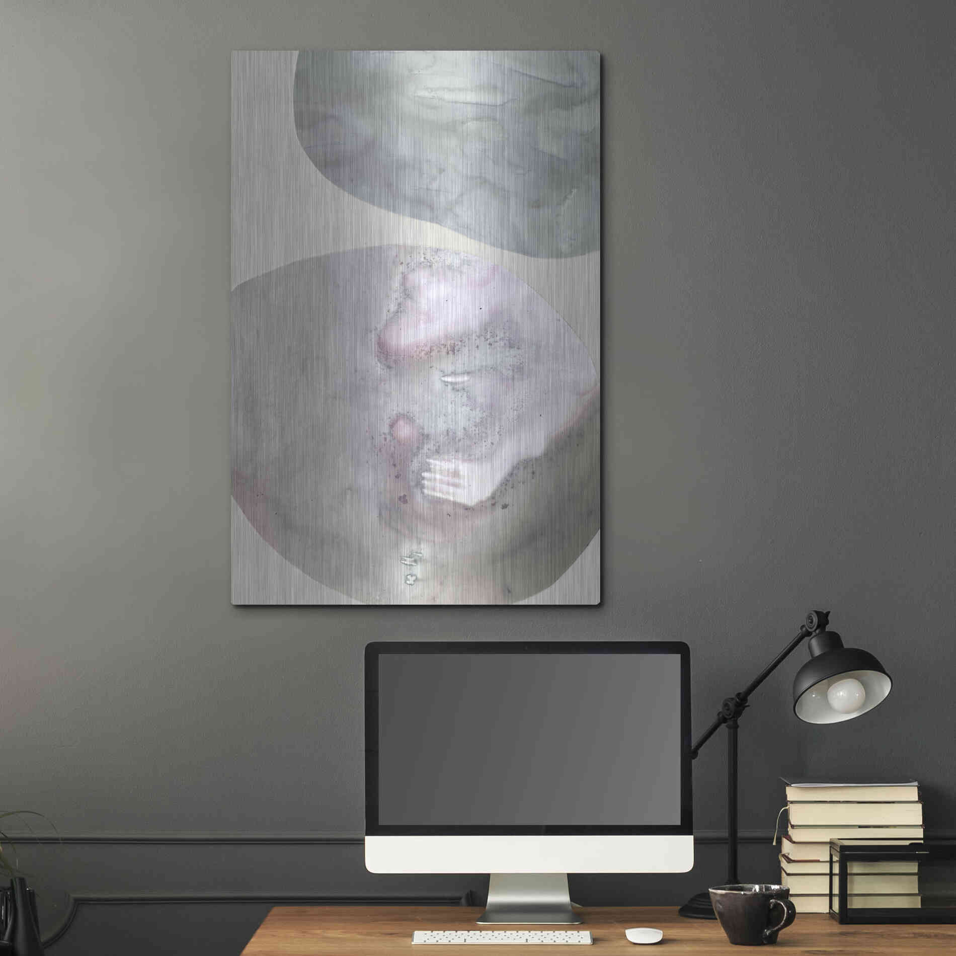 Luxe Metal Art 'Gravitate III' by Victoria Borges Metal Wall Art,24x36