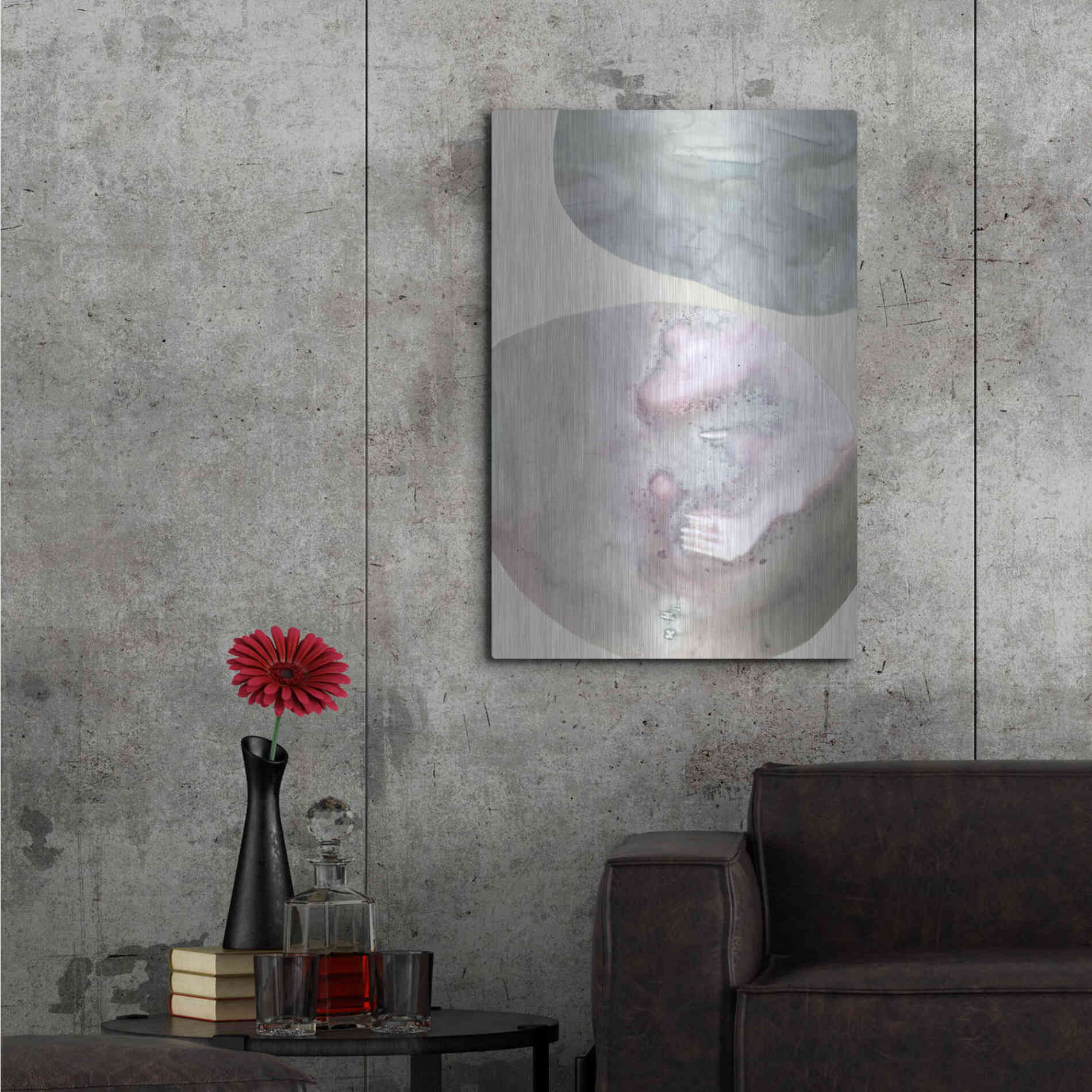 Luxe Metal Art 'Gravitate III' by Victoria Borges Metal Wall Art,24x36