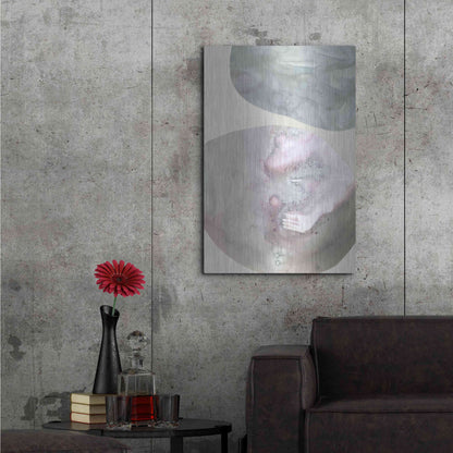Luxe Metal Art 'Gravitate III' by Victoria Borges Metal Wall Art,24x36