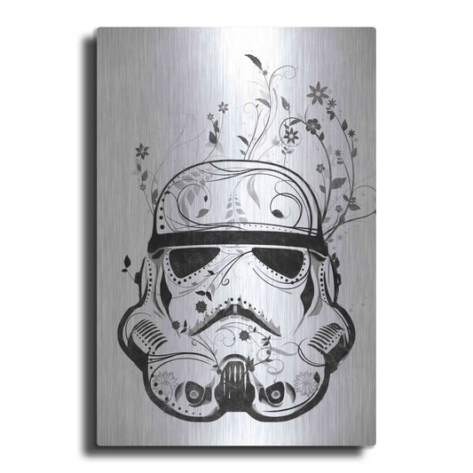 Luxe Metal Art 'Flower Trooper' by Nicklas Gustafsson, Metal Wall Art